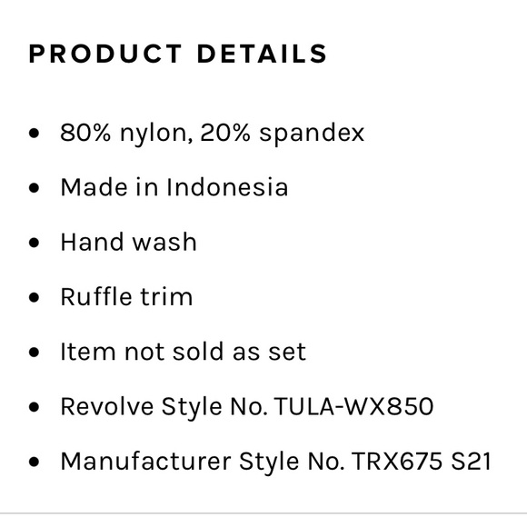 FINAL PRICE ❤️‍🔥 Tularosa 💫 drew bottoms nwt - Picture 5 of 8